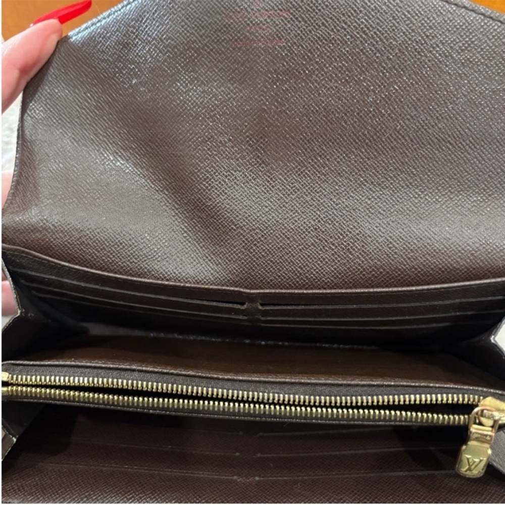 Louis Vuitton Brown Checkered Wallet - Picture 7 of 10